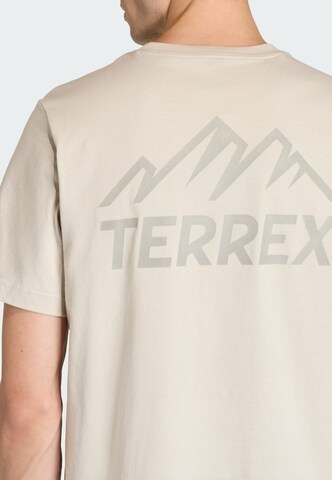 T-Shirt fonctionnel 'Mountain' ADIDAS TERREX en beige