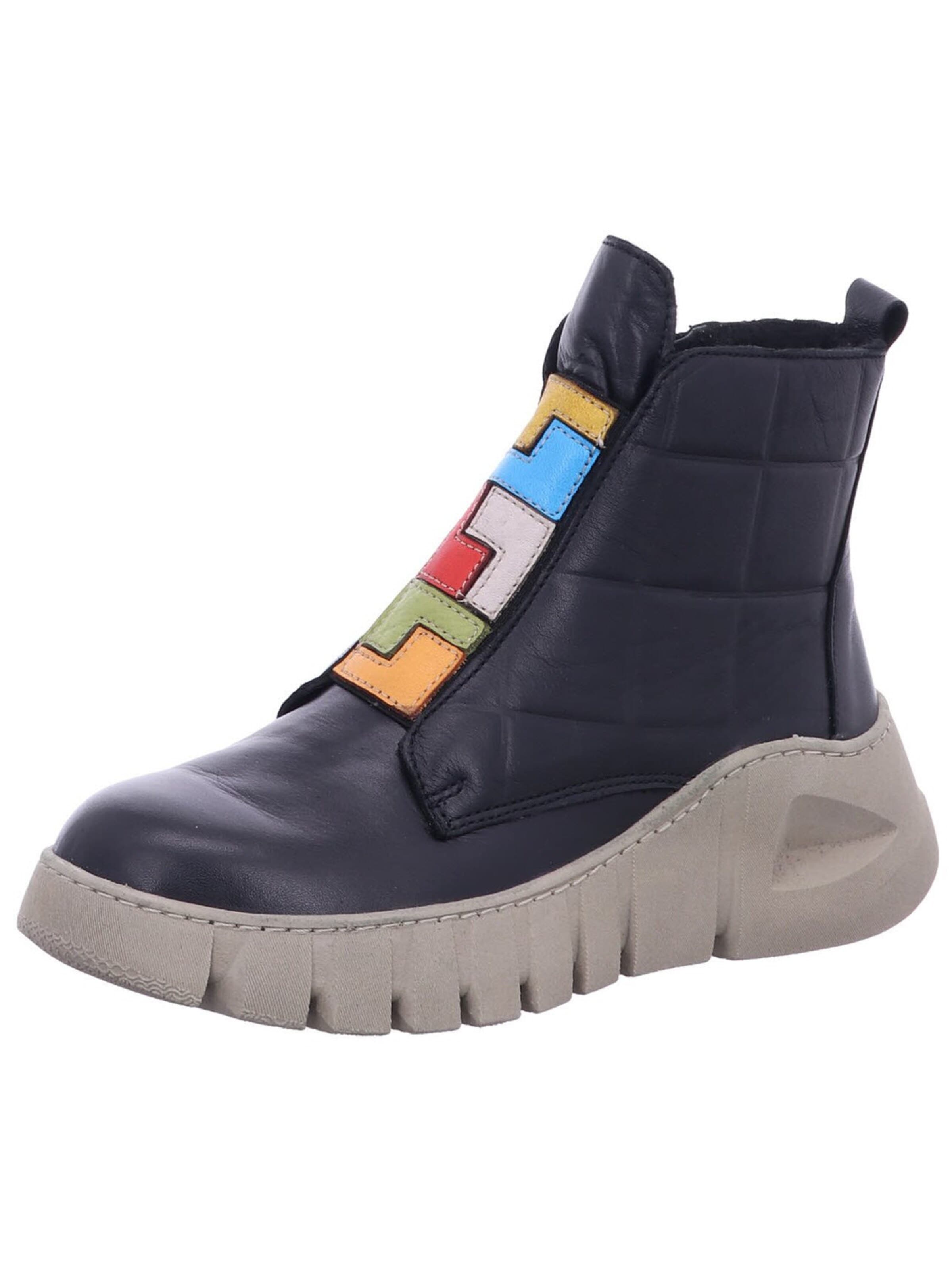 Gemini Boots 'Stiefel Damen 033309-02 009 Echtleder in schwarz'‌‌ in Schwarz: Vorderseite