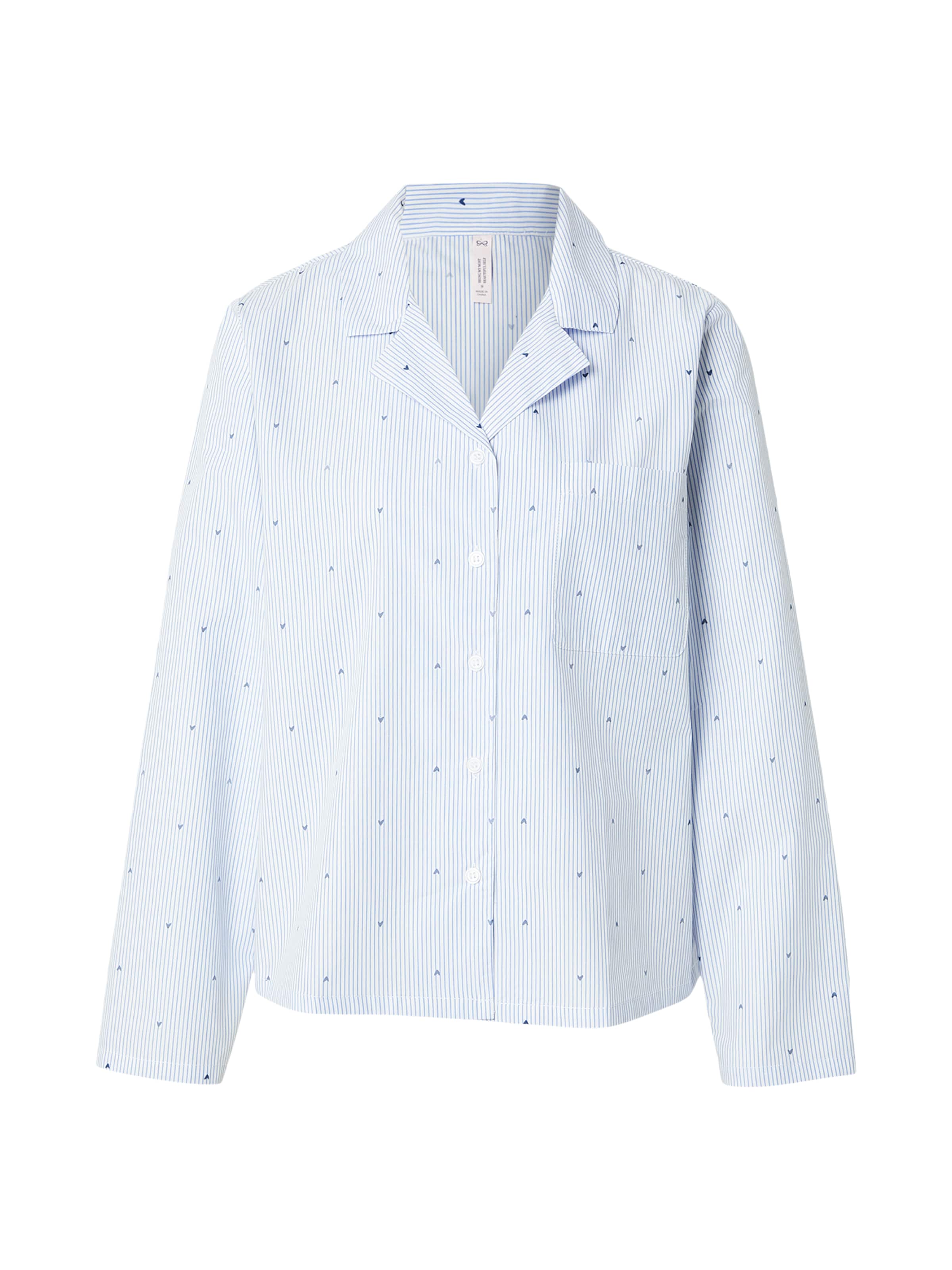 Hunkemöller Футболка для сна в Синий: спереди