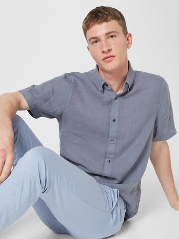 Abercrombie & Fitch - Regular Fit Camisa em azul