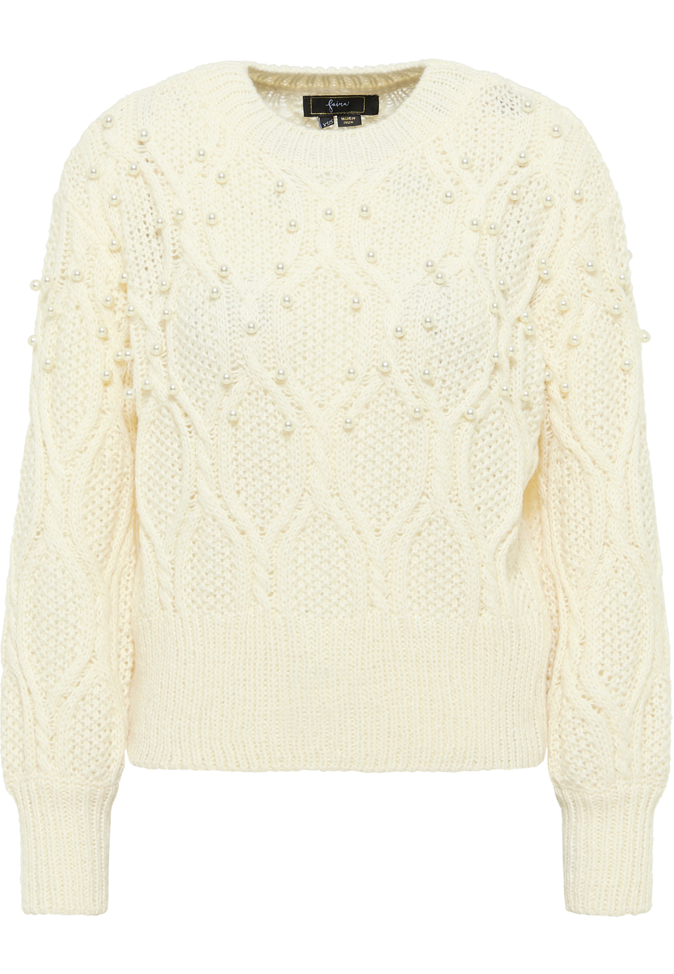 faina Pullover in Weiß: Vorderseite
