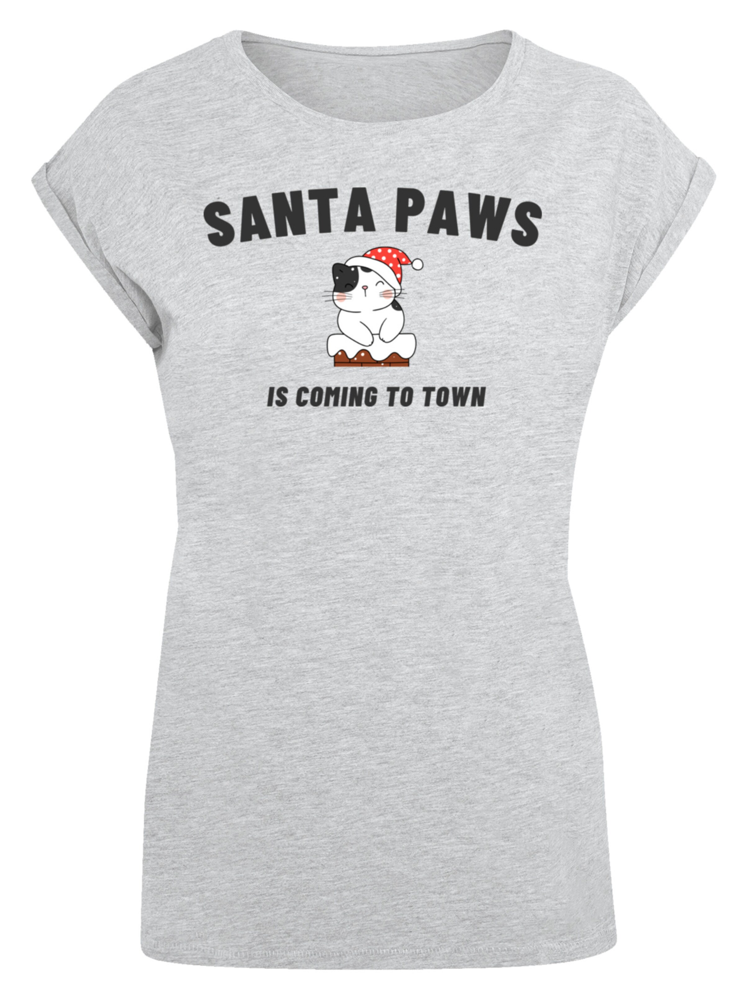 F4NT4STIC T-Shirt 'Christmas' in grau / mischfarben, Produktansicht