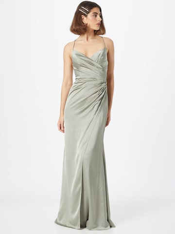 MAGIC NIGHTS Evening Dress in Green: front