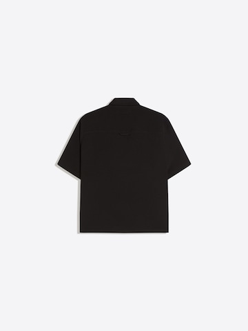 Comfort Fit Cămașă de la Bershka pe negru