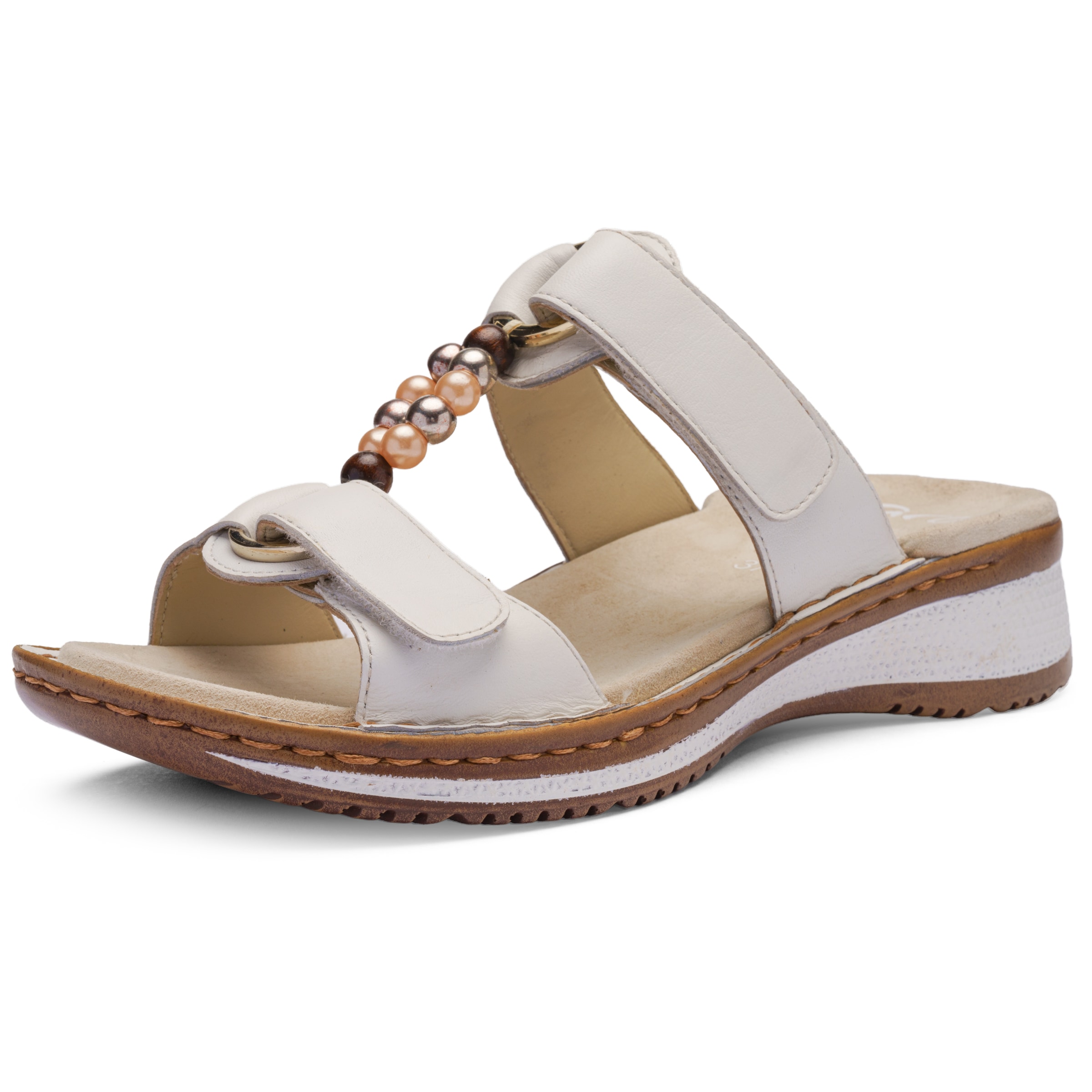 ARA Mules in White: front