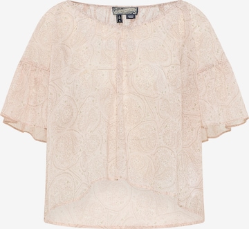 DreiMaster Vintage Bluse 'Boline' in Pink: predná strana