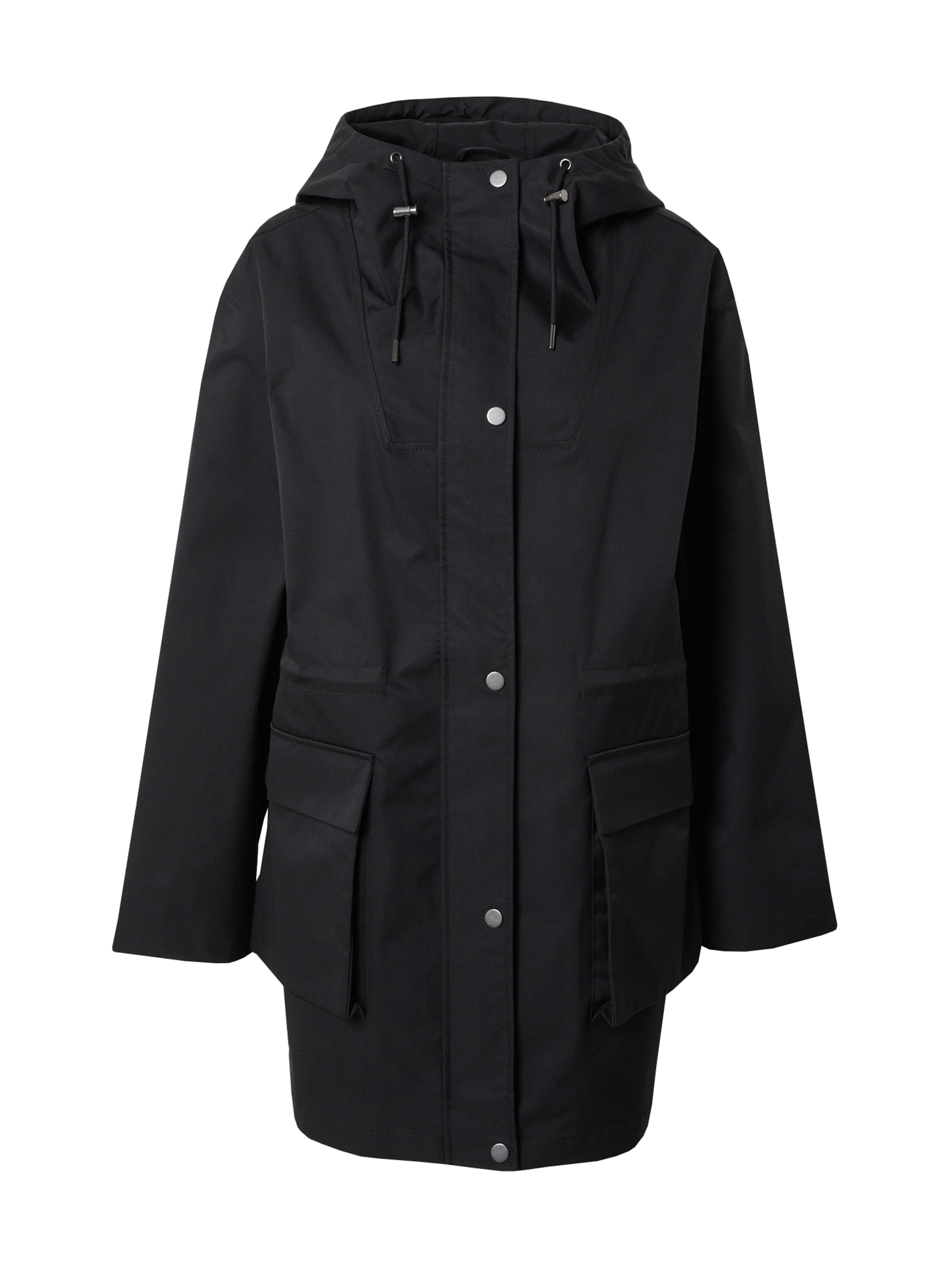 Parka de primăvară-toamnă 'KAHARA' de la VILA pe negru: față