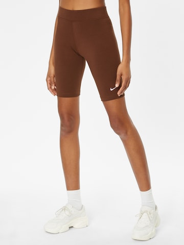 Nike Sportswear Leggings in Brown: front