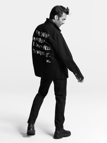 melns KARL LAGERFELD JEANS Pakapēniski sašaurināts piegriezums Džinsi