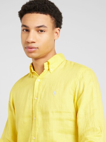 Polo Ralph Lauren Regular fit Button Up Shirt in Yellow