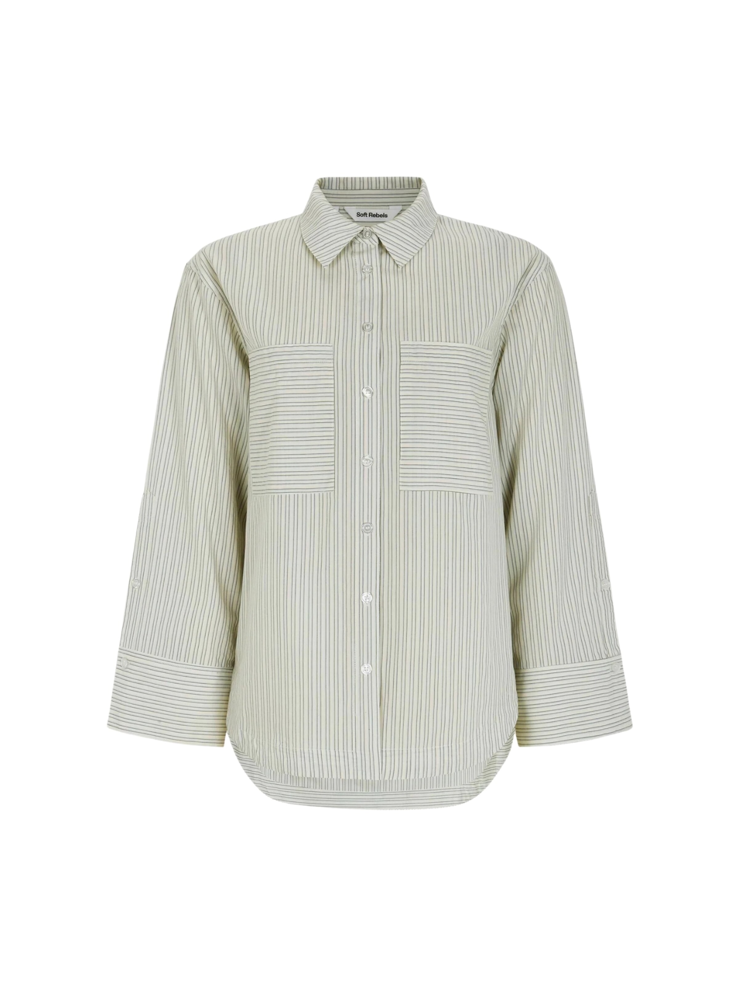 Soft Rebels Pusero 'Peggy' värissä valkoinen: etupuoli