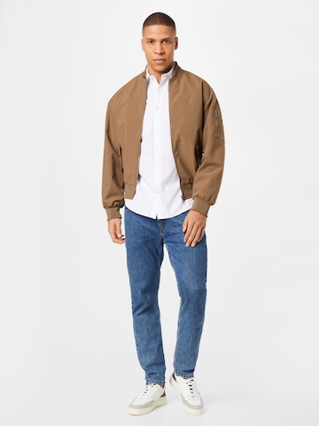 JACK & JONES Слим Деловая рубашка 'Joe' в Синий