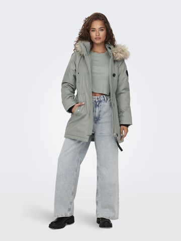 ONLY Winter parka 'ONLIRIS' in Green