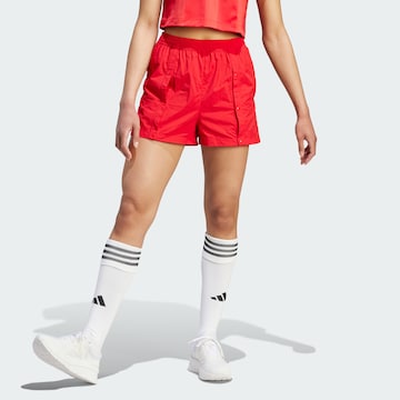 ADIDAS SPORTSWEAR Regular Workout Pants 'Tiro' in Red: front