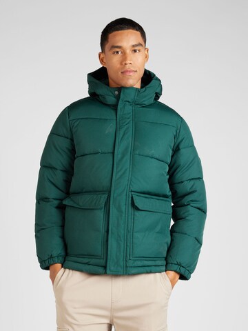 Veste mi-saison HOLLISTER en vert : devant