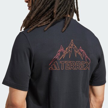 ADIDAS TERREX Funktionsshirt 'Mountain' in Schwarz
