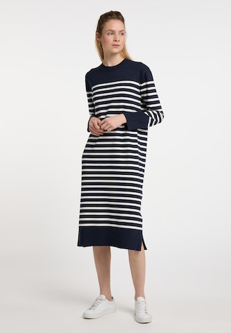 DreiMaster Maritim Knit dress 'Ikita' in Blue: front