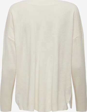 Pull-over 'Amalia' ONLY en blanc