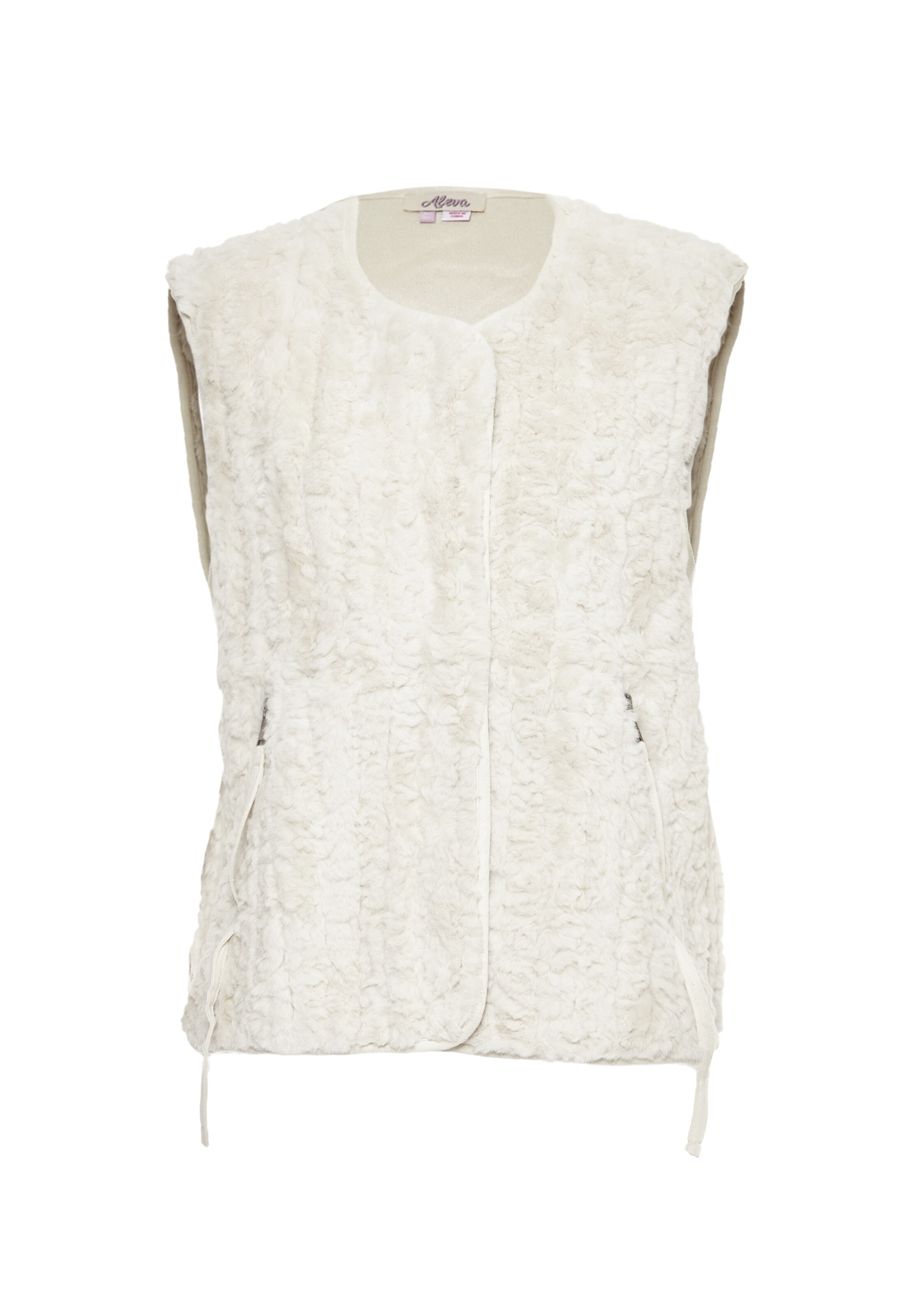 aleva Weste in Weiß: Vorderseite
