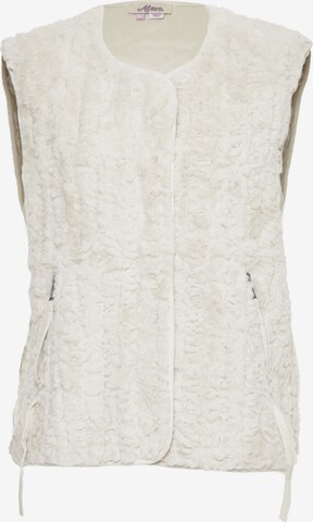 aleva Vest in White: front