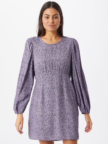 Robe 'Cathy' Bizance Paris en violet : devant