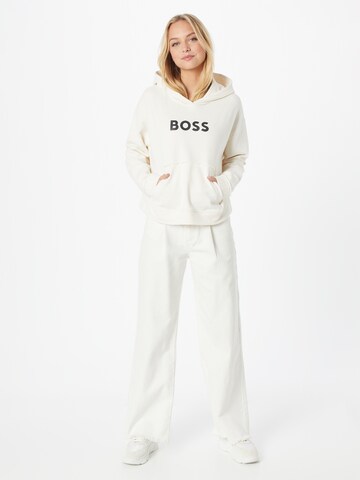 Sweat-shirt 'Eshina' BOSS en blanc