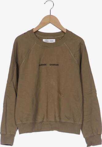 Samsøe Samsøe Sweatshirt & Zip-Up Hoodie in S in Green: front