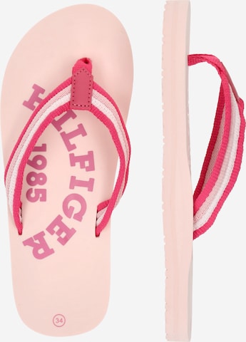 Pantofi deschiși de la TOMMY HILFIGER pe roz