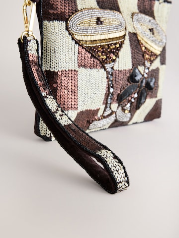 Pochette 'Espresso Martini' di Next in marrone