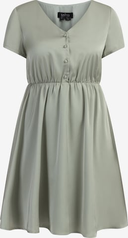 Robe usha BLACK LABEL en vert : devant