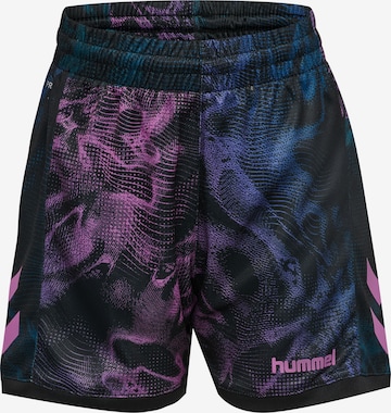 Hummel Workout Pants in Black: front