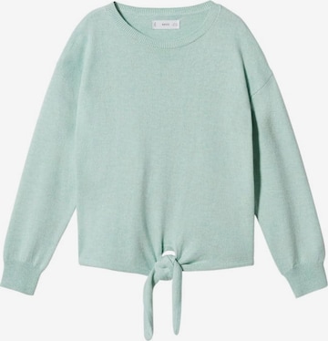 MANGO KIDS Trui in Groen: voorkant