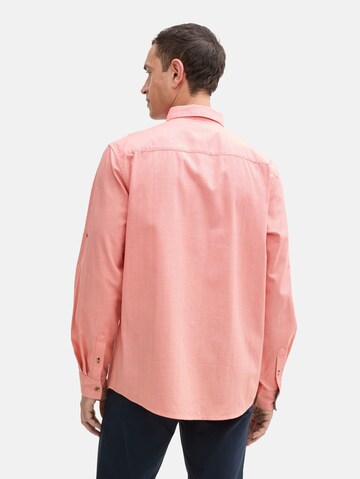 TOM TAILOR Regular Fit Hemd in Rot