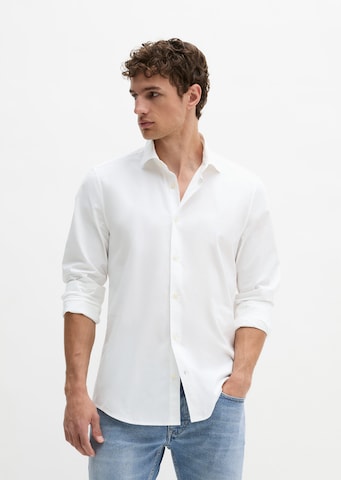 Marc O'Polo Regular fit Button Up Shirt in White: front