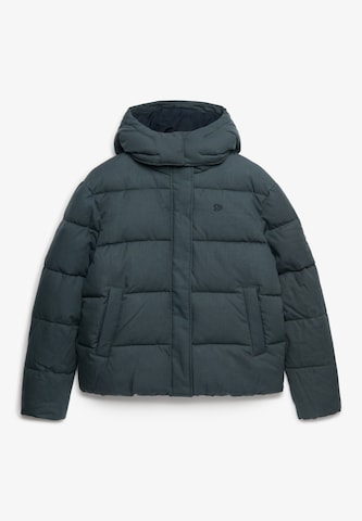 Superdry & Co Winterjas in Blauw: voorkant