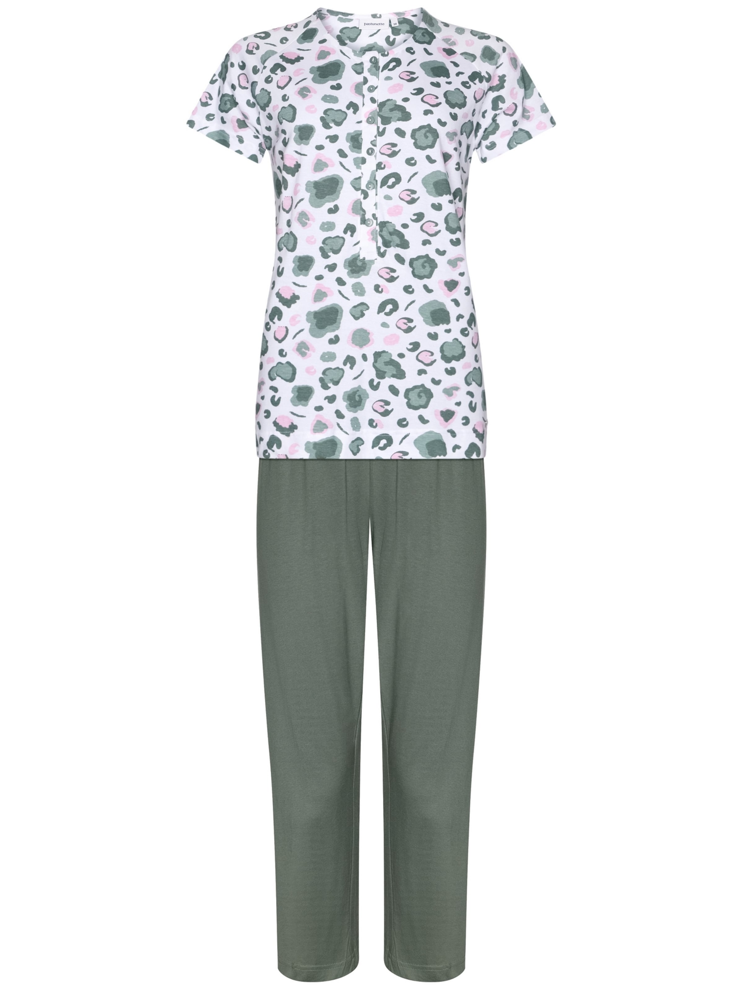 Pastunette Pajama in Green: front