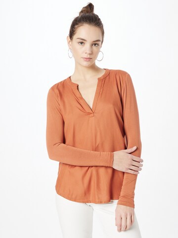 Kaffe - Blusa 'Kalina' en naranja: frente