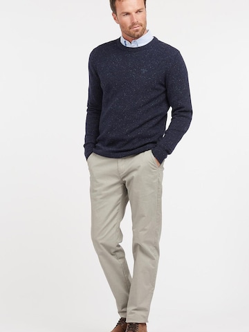 Barbour Trui 'Tisbury' in Blauw