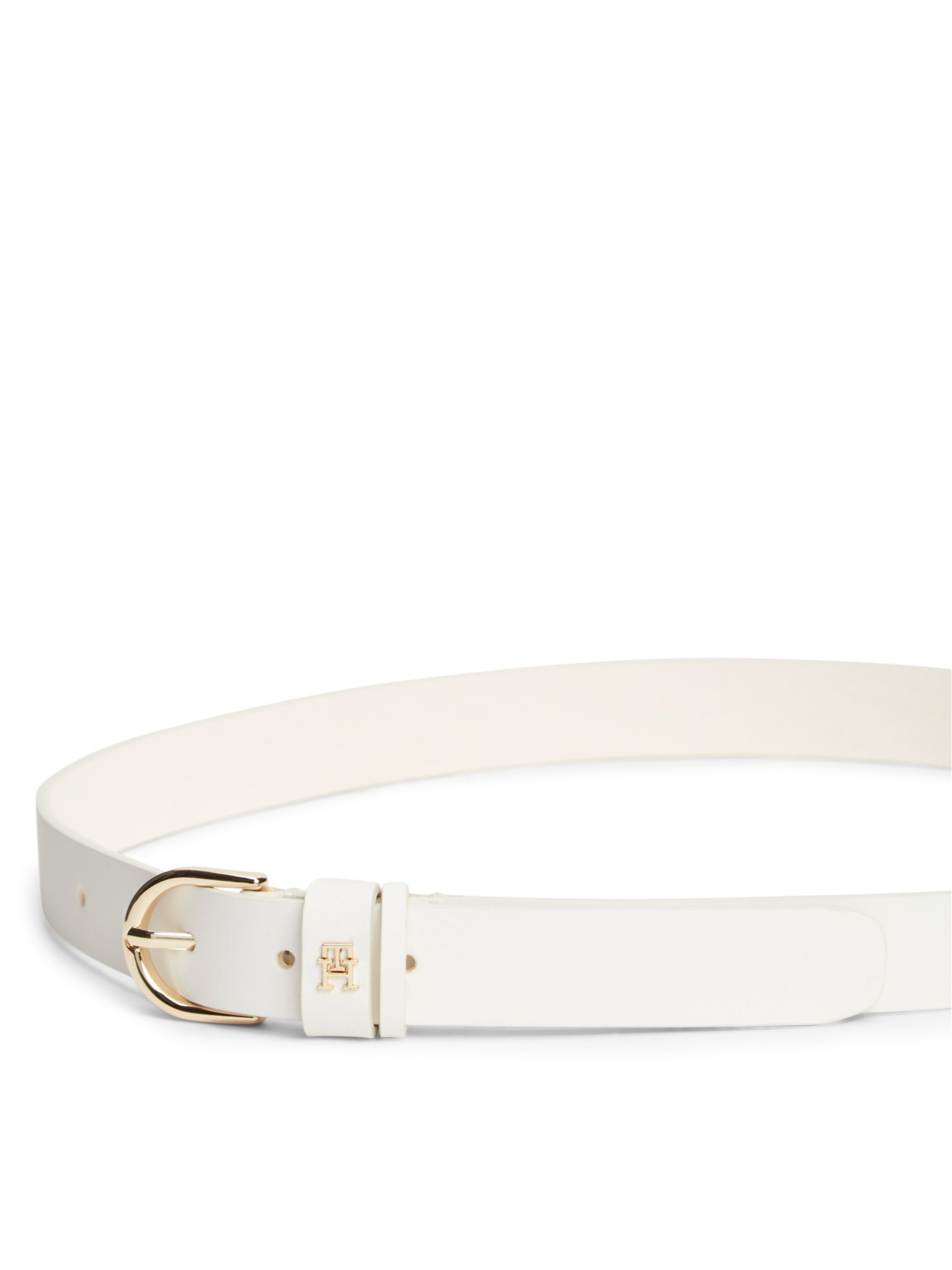 TOMMY HILFIGER Колан 'ESSENTIAL EFFORTLESS' в бяло