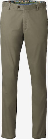 MEYER Chino Pants 'Oslo' in Green: front
