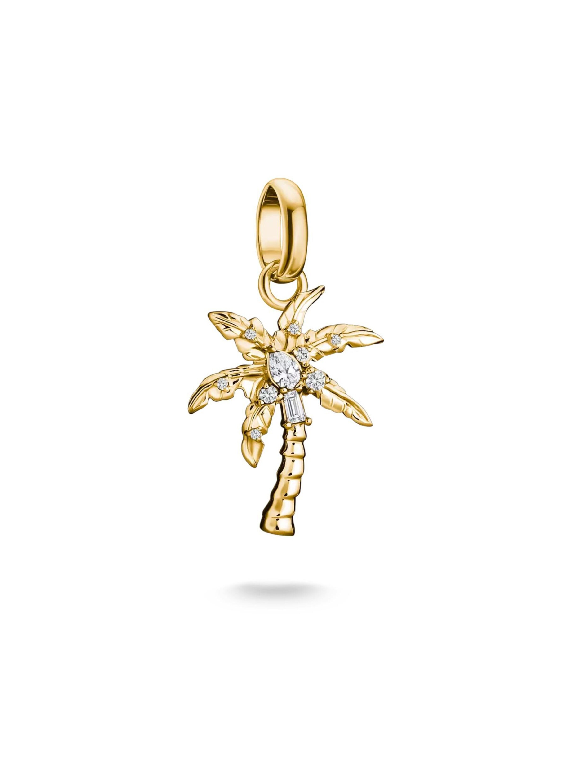 Pendentif Thomas Sabo en or : devant