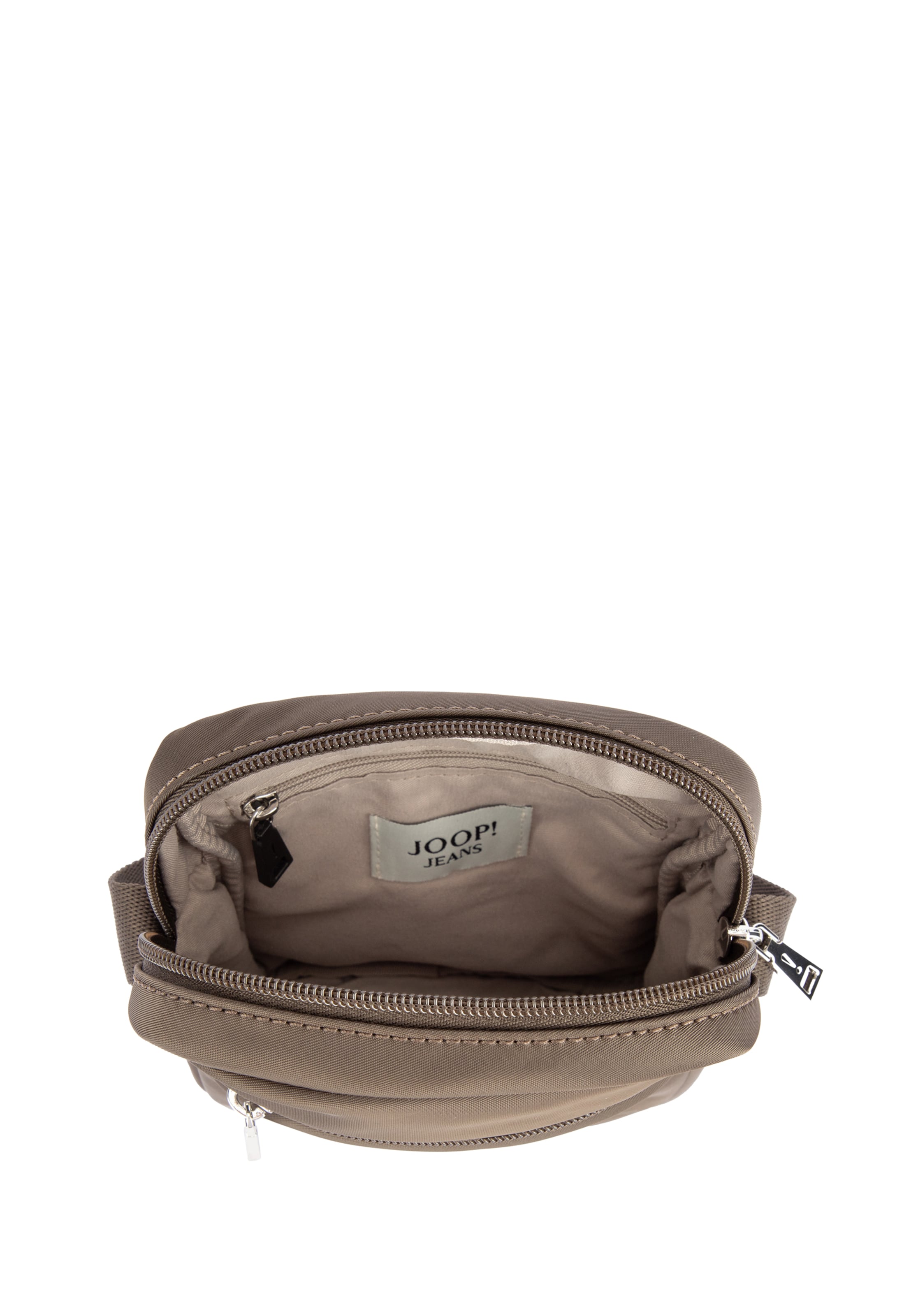 Joop Jeans - Mala de ombro 'Cartello Raffa' em cinzento