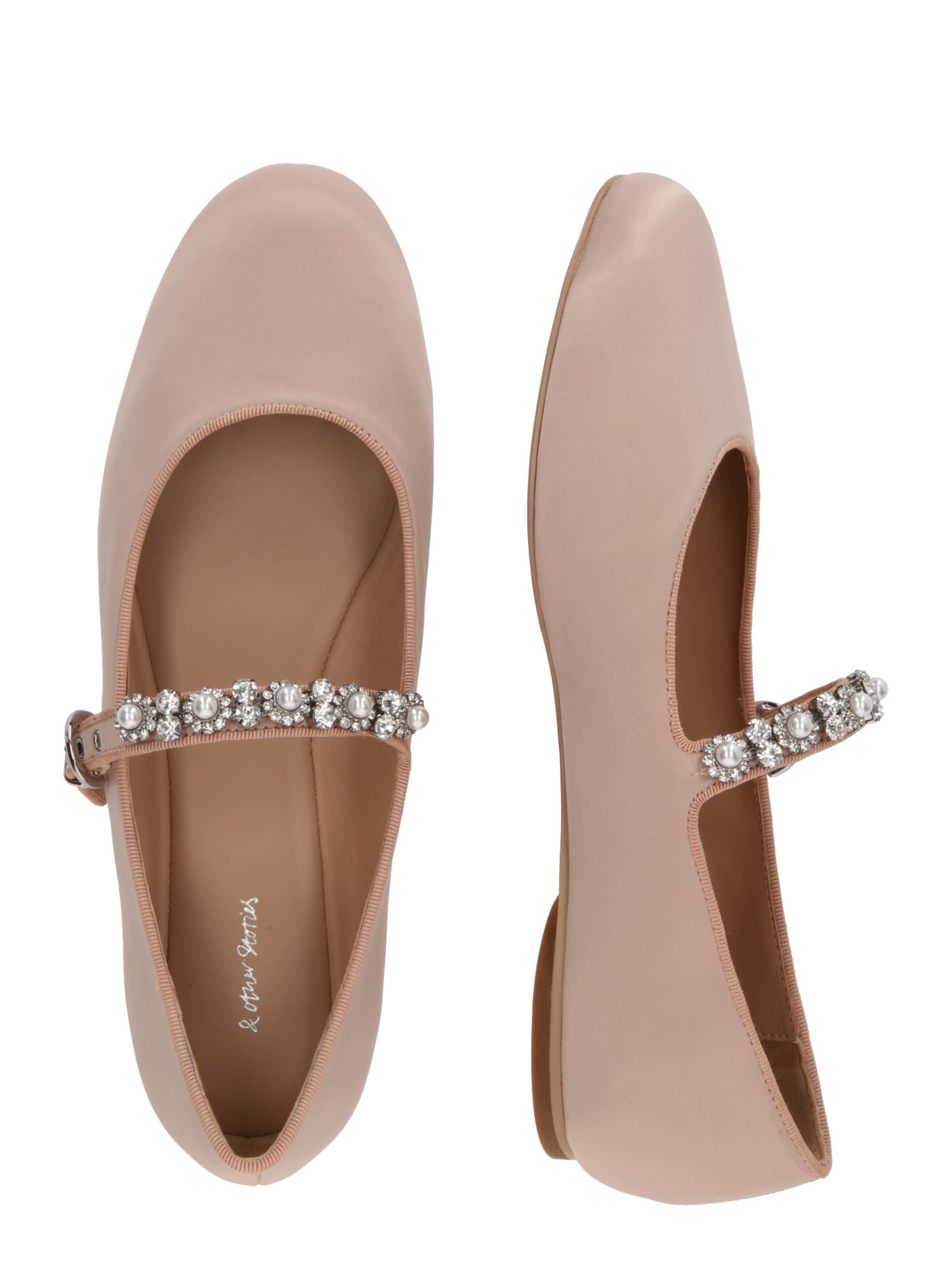 & Other Stories Μπαλαρίνα με λουράκια σε ροζ