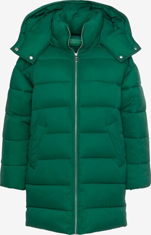 UNITED COLORS OF BENETTON Winter Coat in Green: front