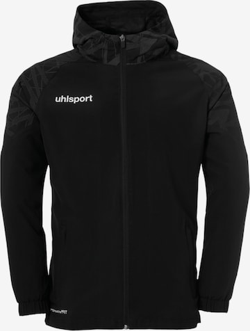 UHLSPORT Trainingsjacke in Schwarz: predná strana