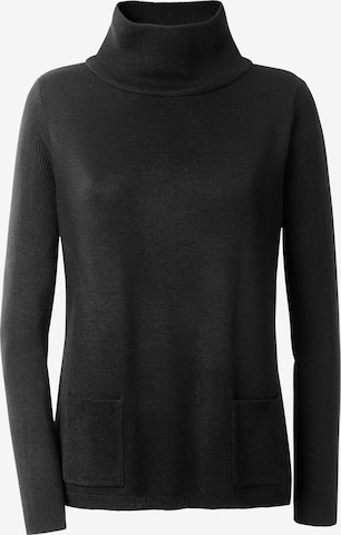 Pull-over heine en noir : devant