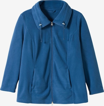 SHEEGO Fleece Jacket in Blue: front