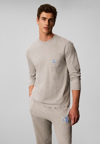 Calvin Klein Underwear Pikk pidžaama, värv hall