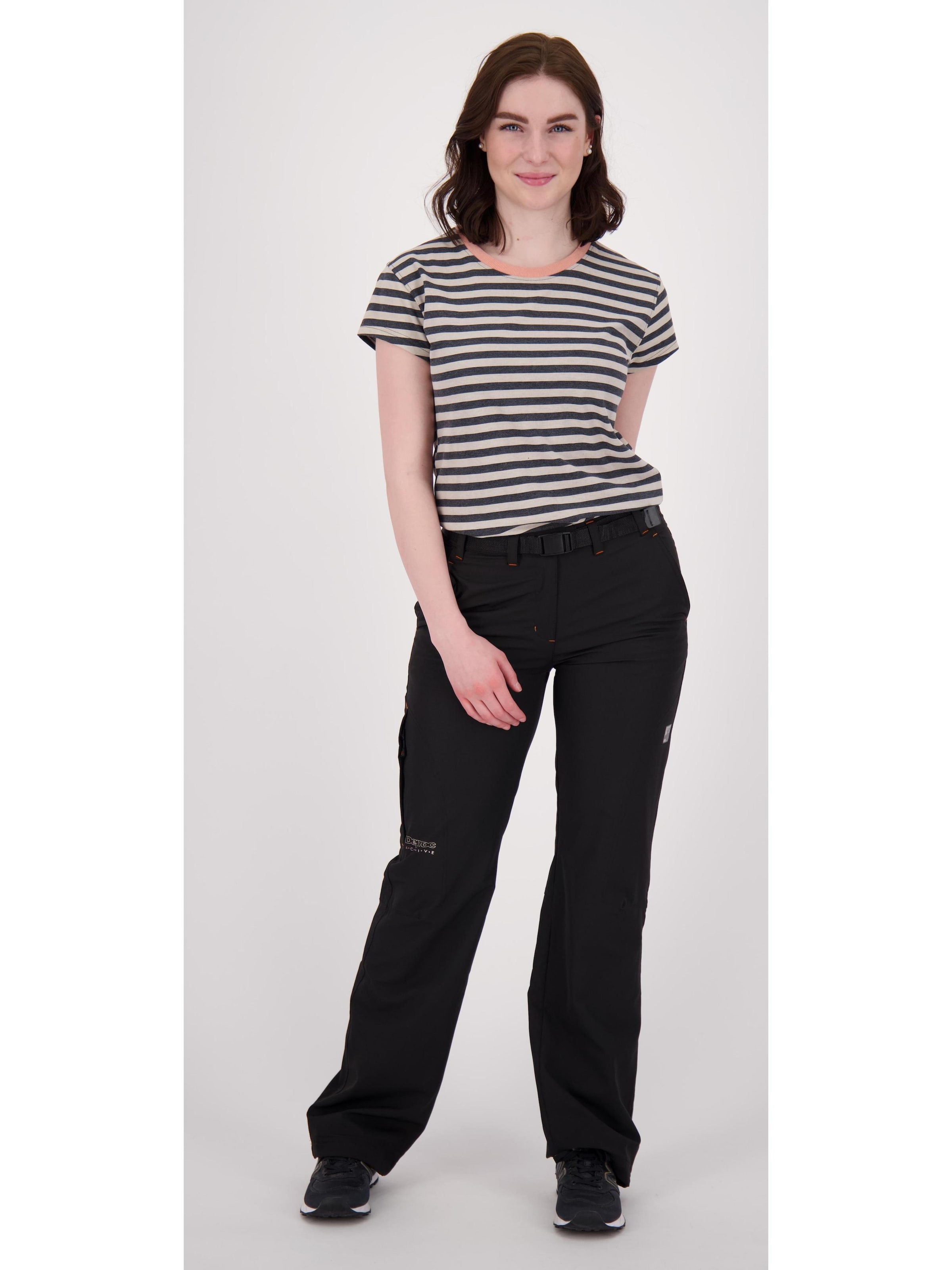 deproc Regular Outdoorhose 'BRANDON' in Schwarz: Vorderseite