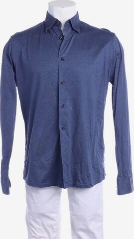 ETON Freizeithemd / Shirt / Polohemd langarm L in Blau: predná strana